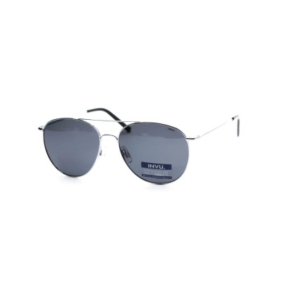 Invu Unisex Metallic Polarized Sunglasses B1912